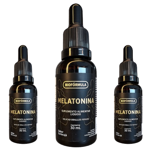 Kit 3 frascos – Melatonina em gotas maracujá